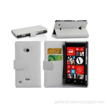 White Nokia Leather Protective Phone Case Shock Resistant N
